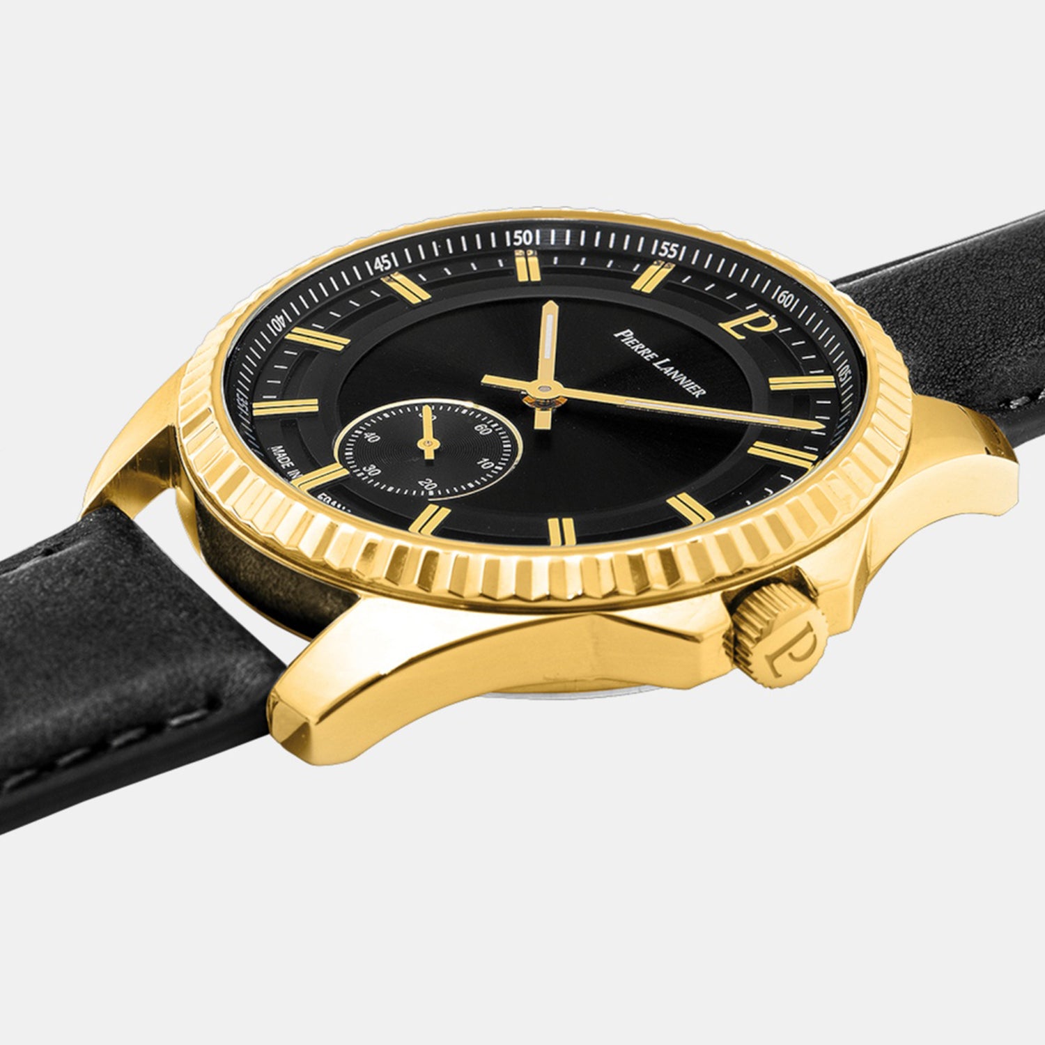 Metropolitain Men Quartz Black Dial Analog Leather Watch 247H033