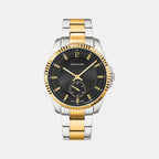 Pierre Lannier Metropolitain Men Quartz Black Dial Analog Stainless Steel Watch 248D231-1