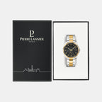 Pierre Lannier Metropolitain Men Quartz Black Dial Analog Stainless Steel Watch 248D231-4