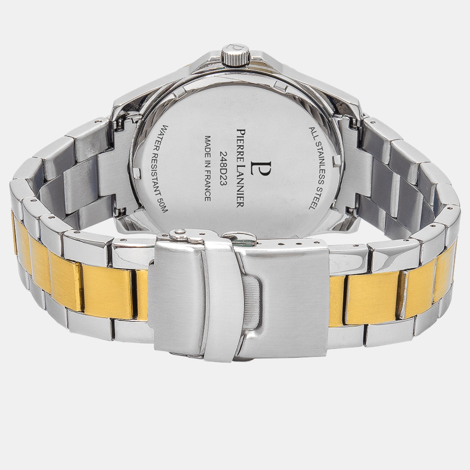 Pierre Lannier Metropolitain Men Quartz Black Dial Analog Stainless Steel Watch 248D231-3