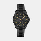 Metropolitain Men Quartz Black Dial Analog Stainless Steel Watch 248D439