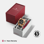 I.n.o.x. Chrono Men Quartz Black Dial Analog  Rubber Watch 249177