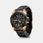 I.n.o.x. Men Quartz Black Dial Analog  Rubber Watch 249178