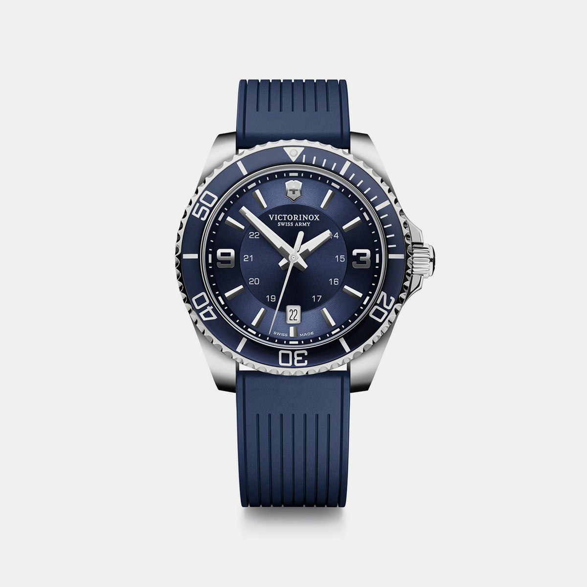 Maverick Men Quartz Blue Dial Analog  Rubber Watch 249184