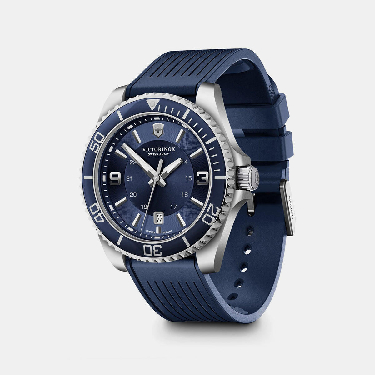 Maverick Men Quartz Blue Dial Analog  Rubber Watch 249184