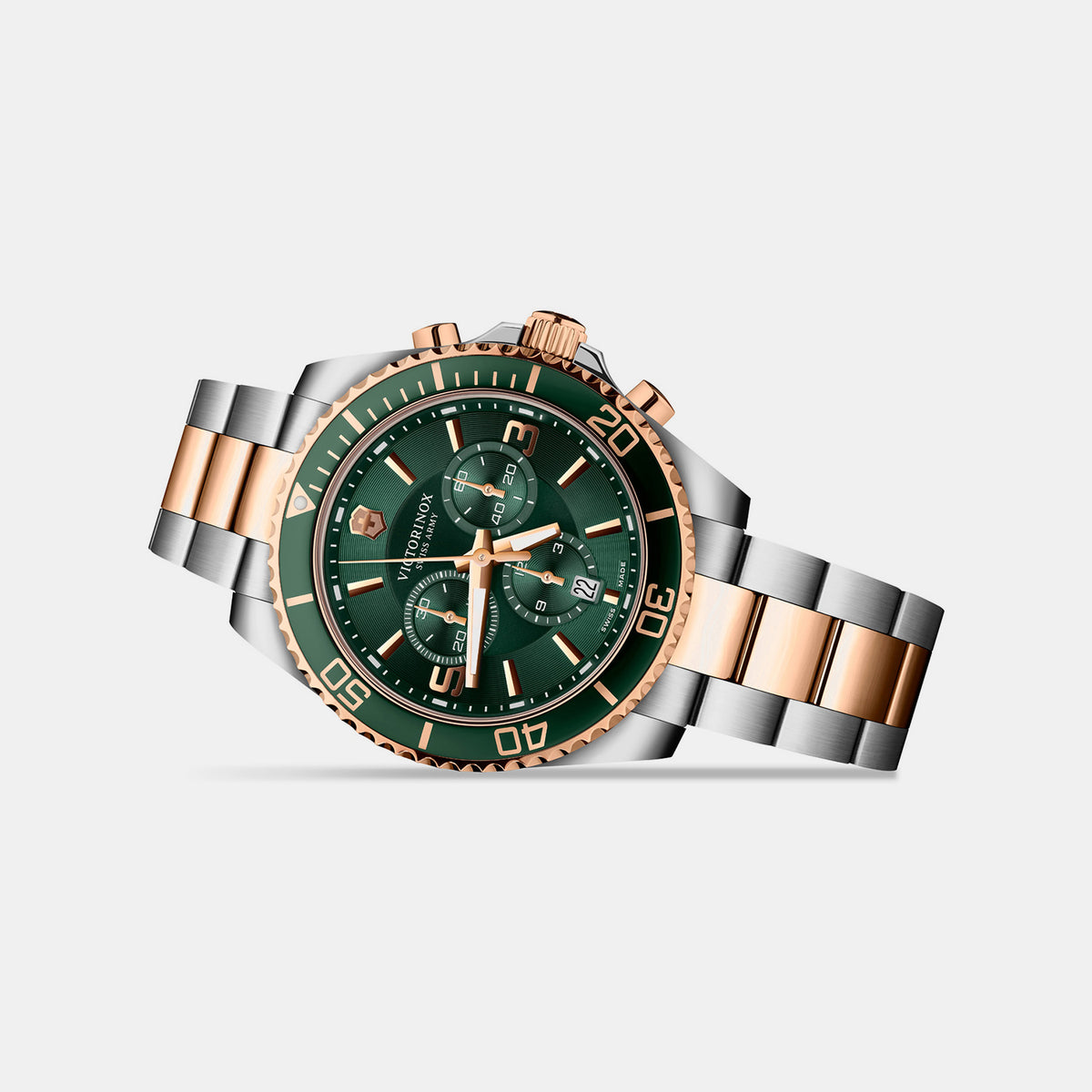 Maverick Men Quartz Green Dial Analog  Stainless Steel Watch 249186