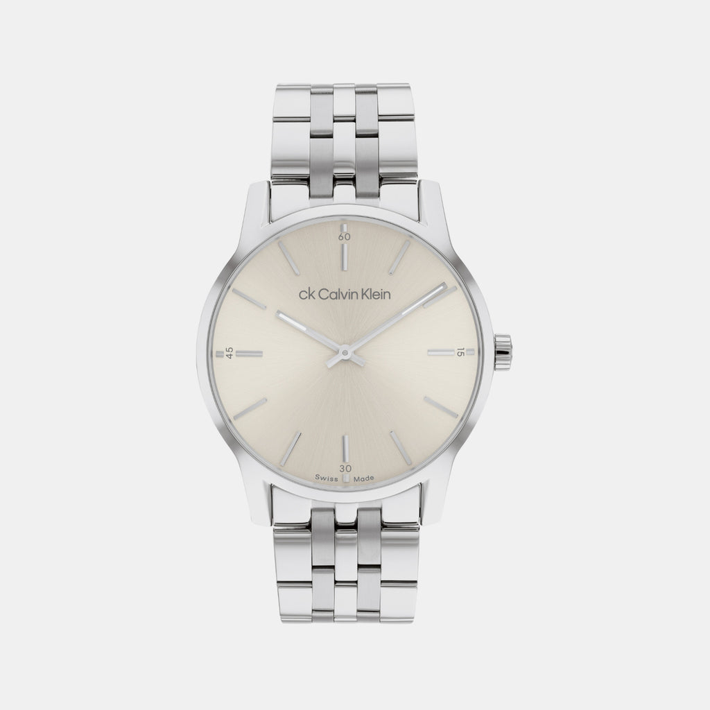 Calvin Klein Round Silver Analog watch