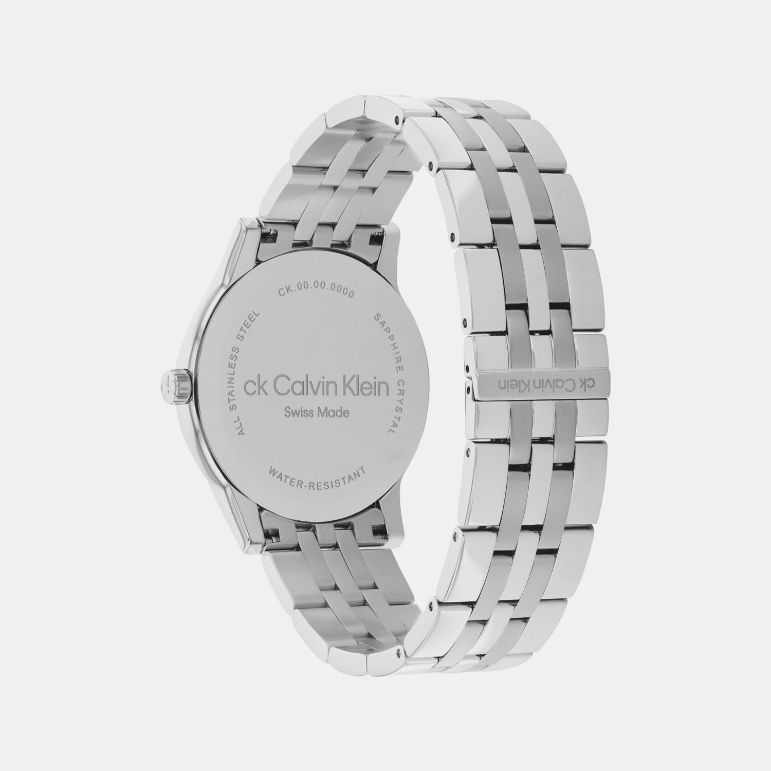 Calvin Klein Unisex Round Silver watch