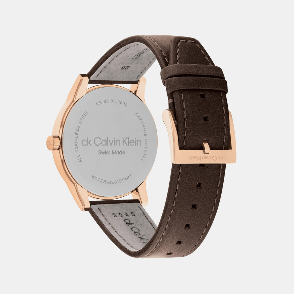 Calvin Klein Unisex Round Blue watch