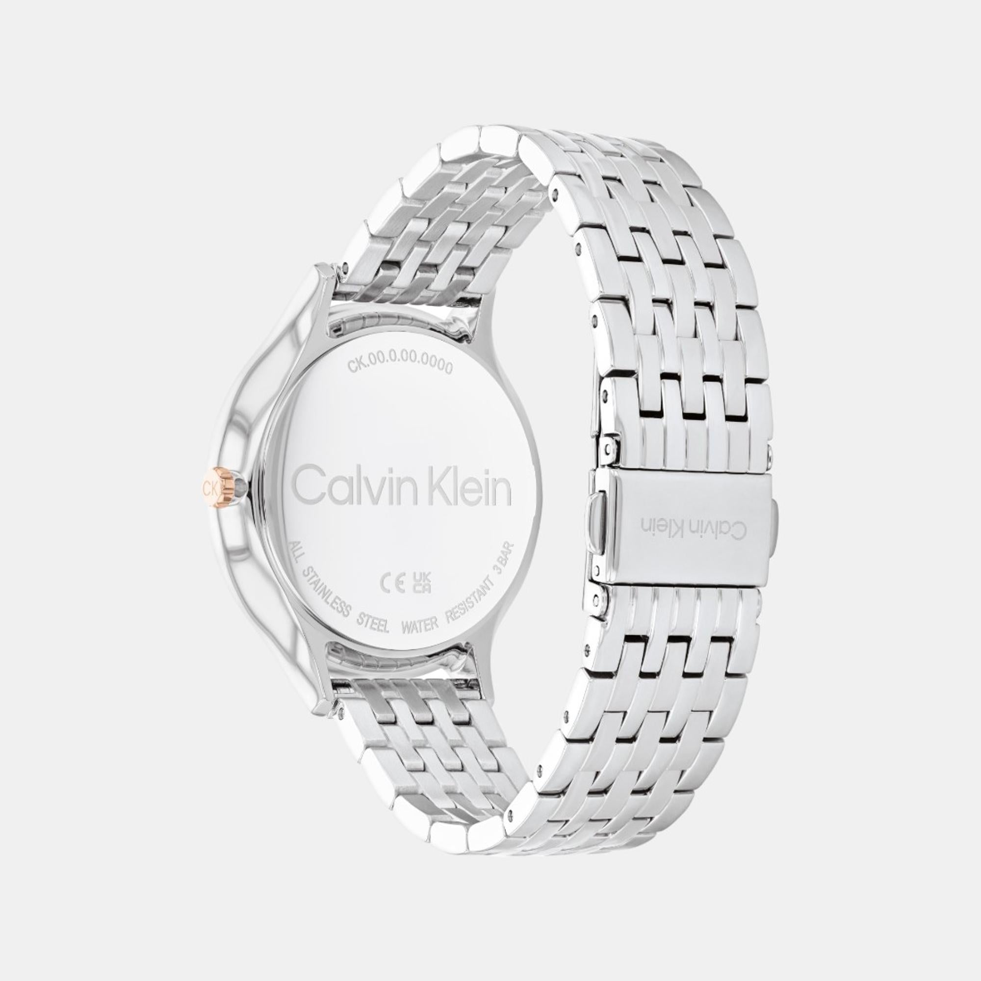 Calvin Klein Women Round Blue watch
