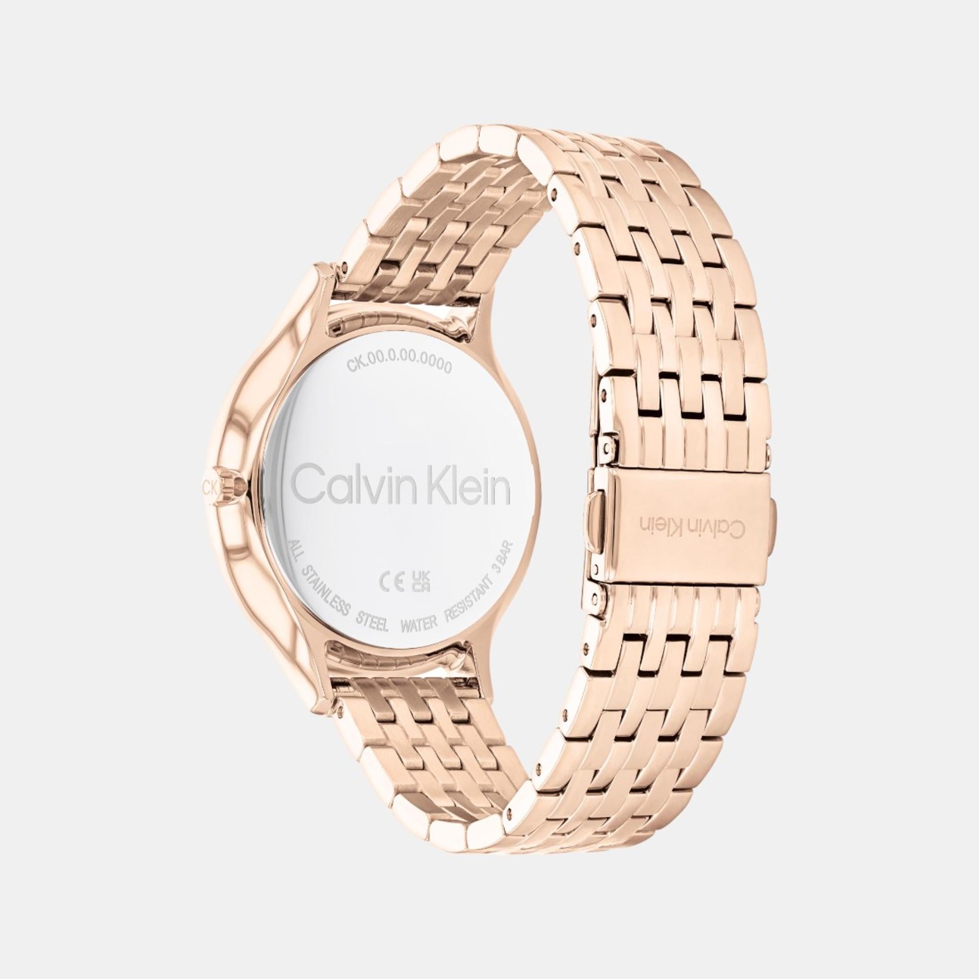 Calvin Klein Women Round Black watch