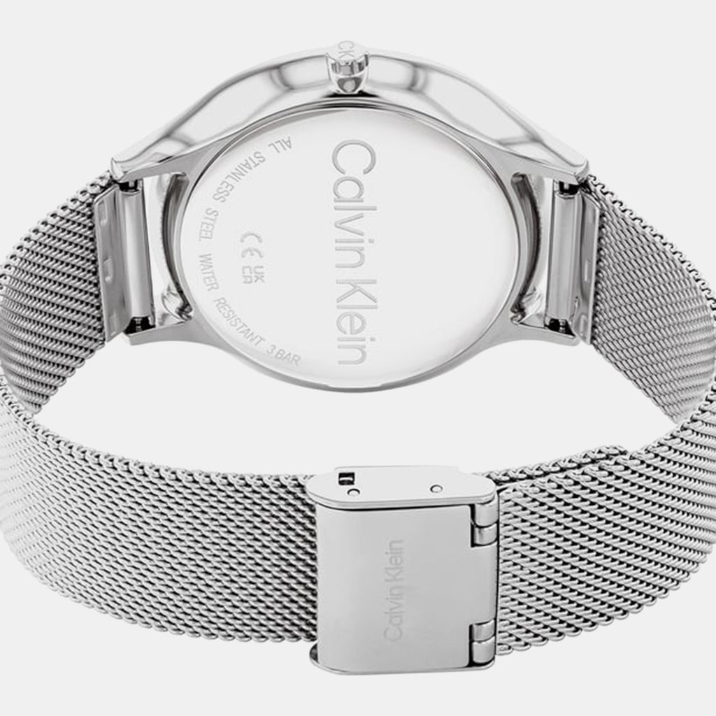 Timeless Women Quartz Pink Dial Analog Mesh Watch 25100004