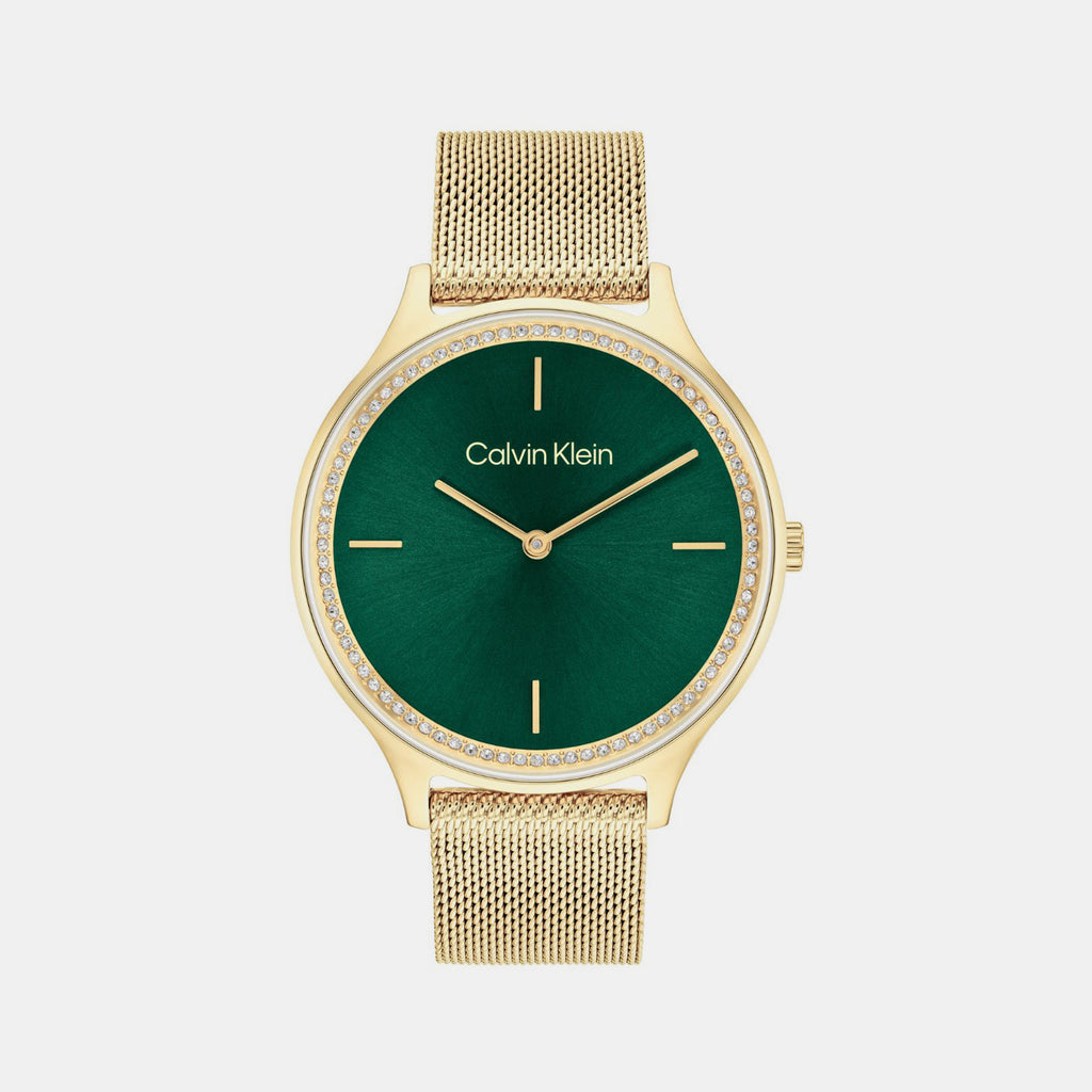 Calvin Klein Round Dark Green Analog watch