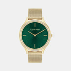 Calvin Klein Round Dark Green Analog watch