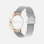 Calvin Klein Women Round Silver watch