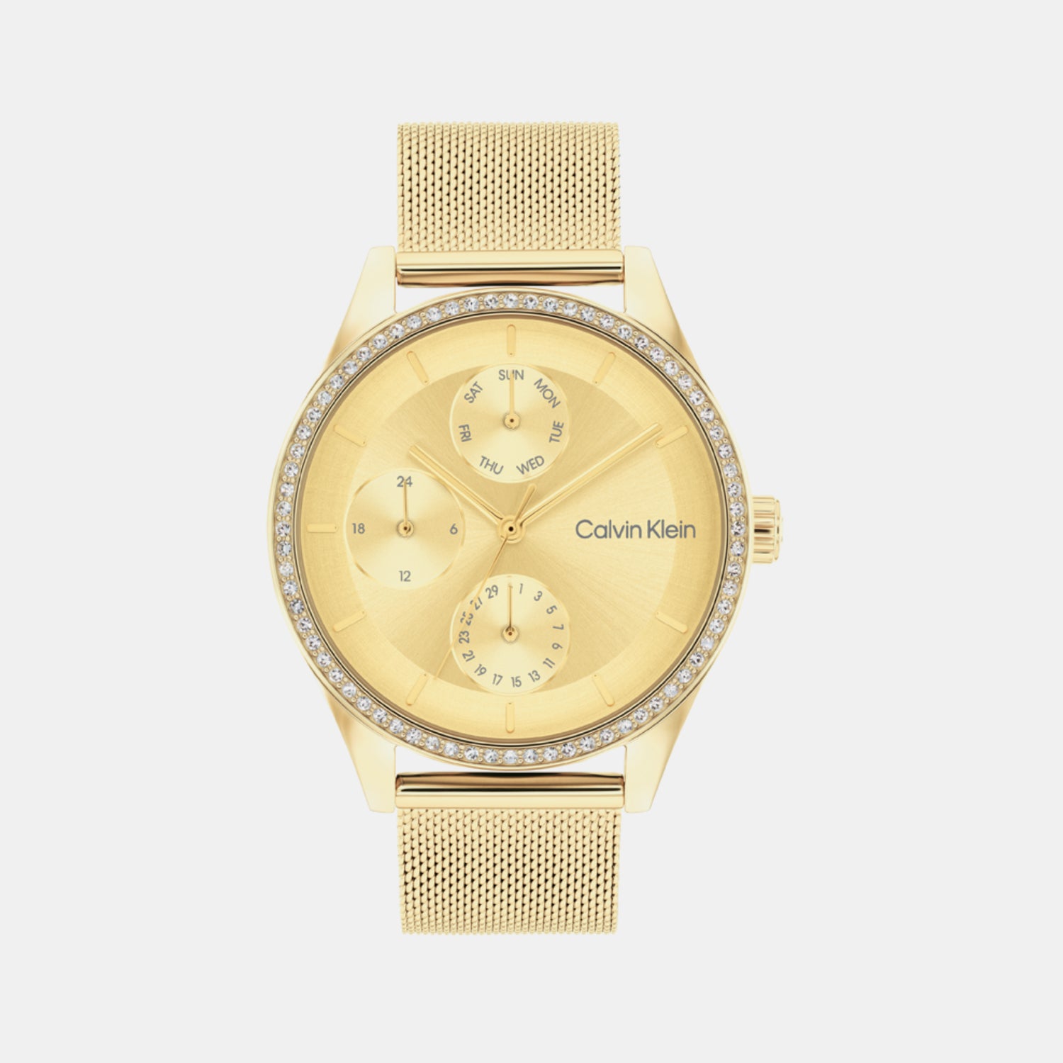 Calvin Klein Round Gold Multi-Function watch