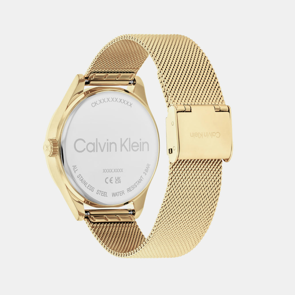 Calvin Klein Women Round Gold watch
