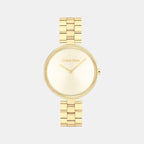 Calvin Klein Round Light Champagne Analog watch