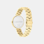 Calvin Klein Women Round Light Champagne watch