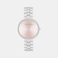 Quartz Women Analog Light Blush Stainless Steel Watch 25100015