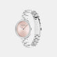 Quartz Women Analog Light Blush Stainless Steel Watch 25100015