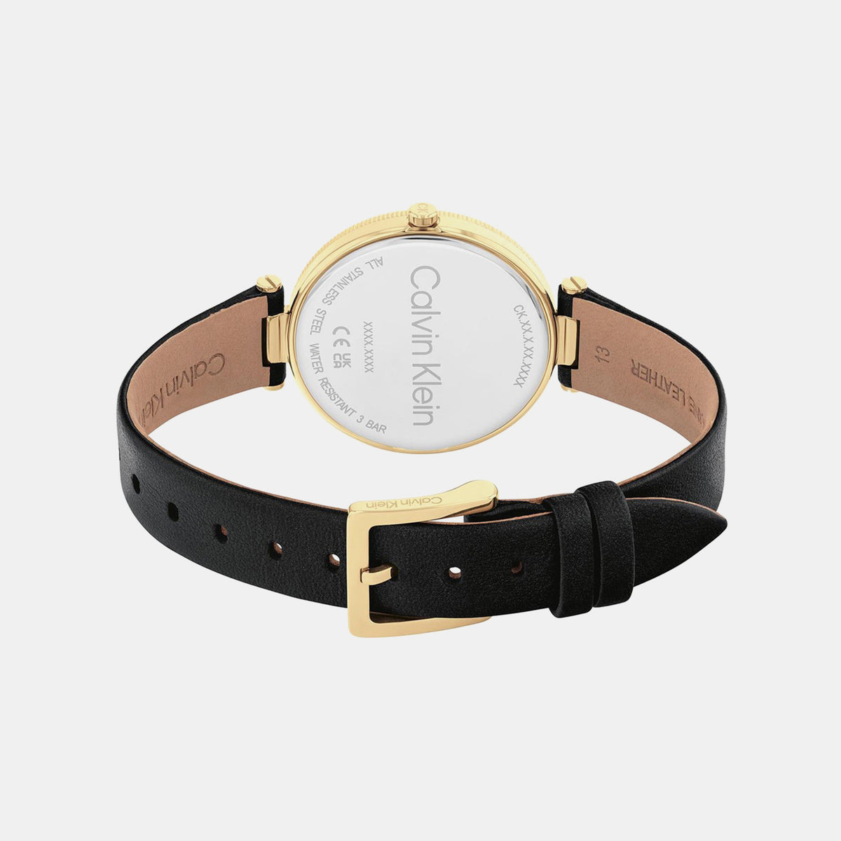 Gleam Women Quartz Black Dial Analog Leather Watch 25100017