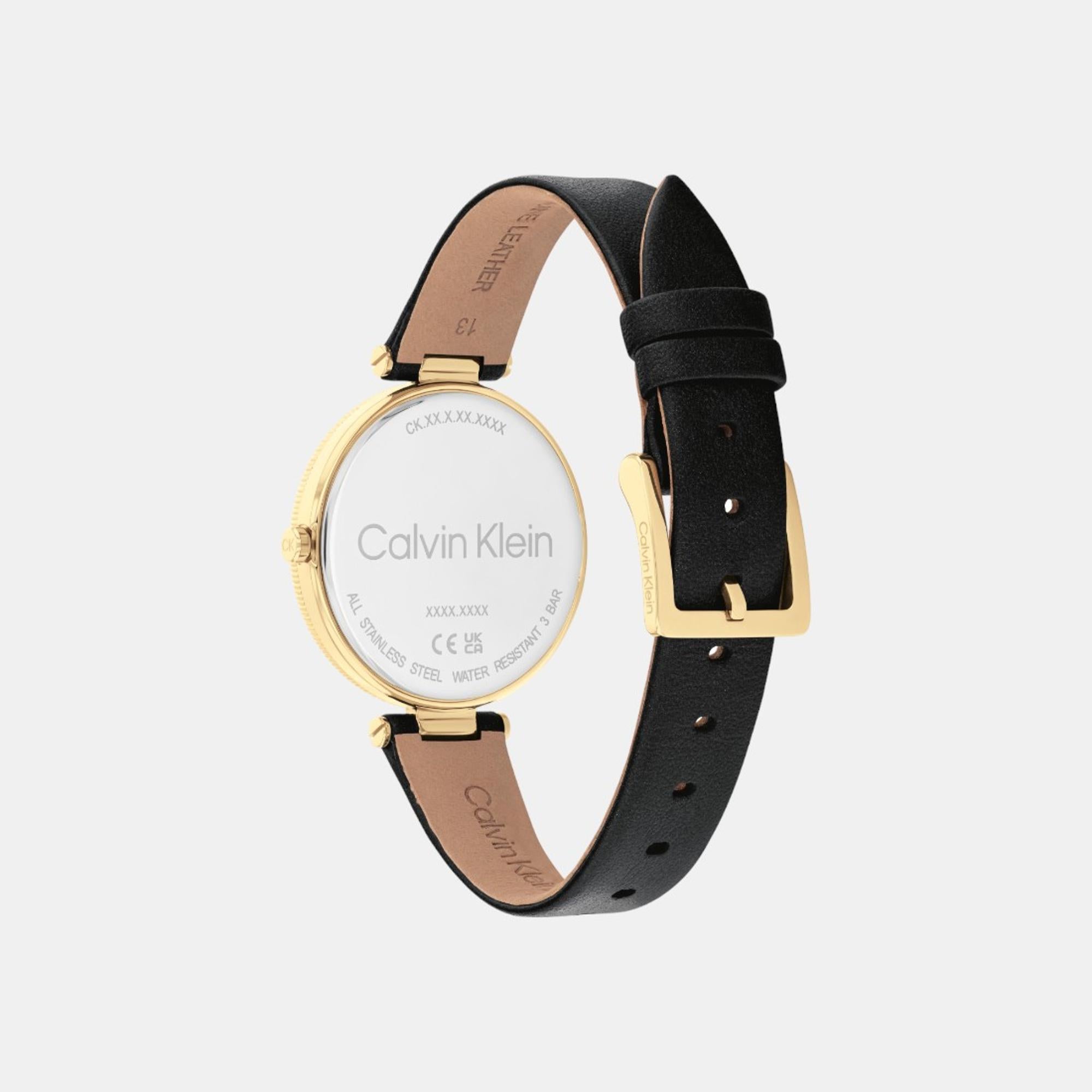 Calvin Klein Women Round Black watch