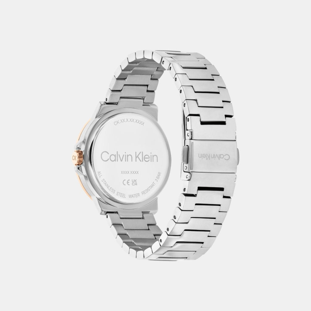 Calvin Klein Women Round Carnation Gold watch