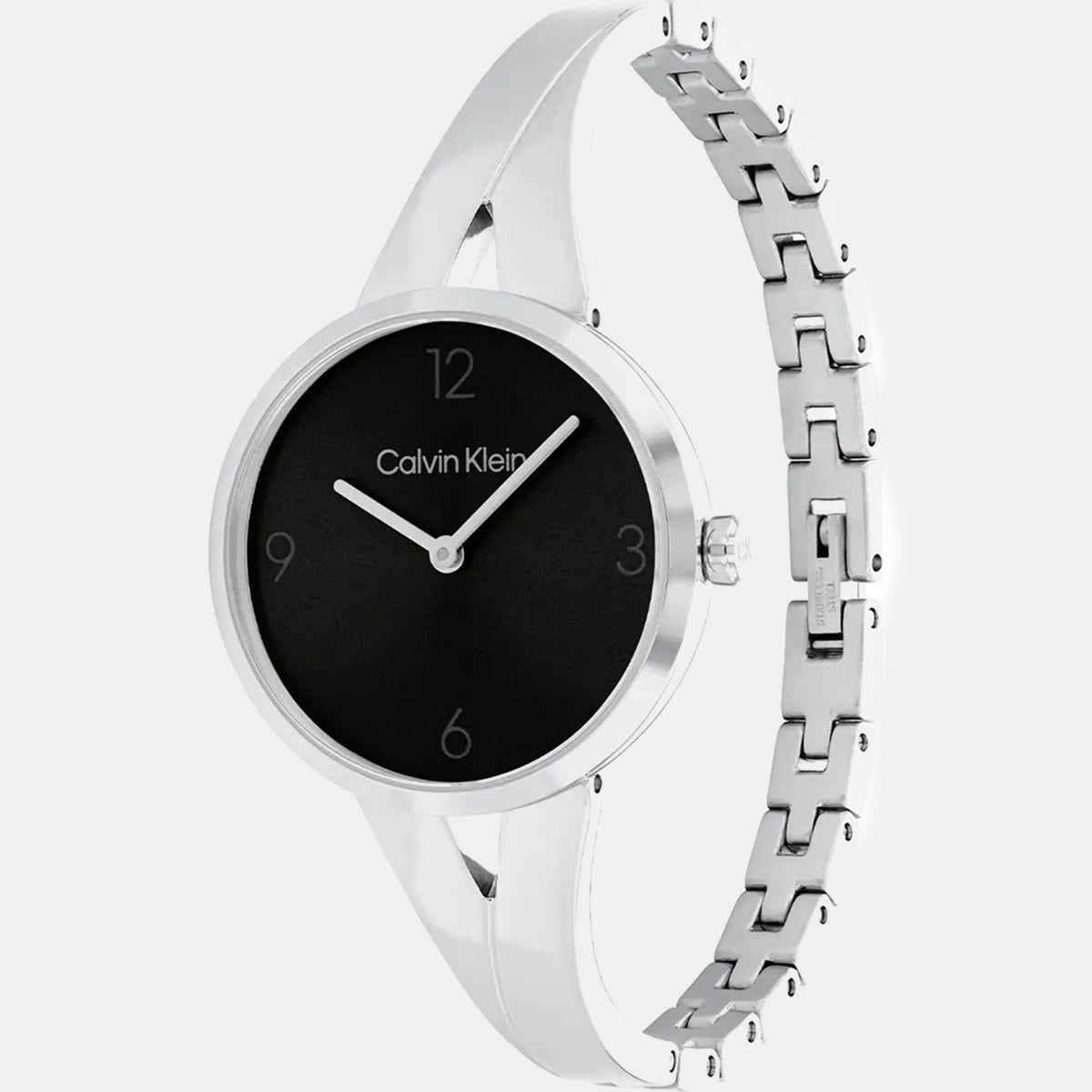 Joyful Women Quartz Black Dial Analog Stainless Steel Watch 25100026