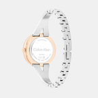 Calvin Klein Women Round Silver watch