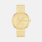 Calvin Klein Round Gold Multi-Function watch