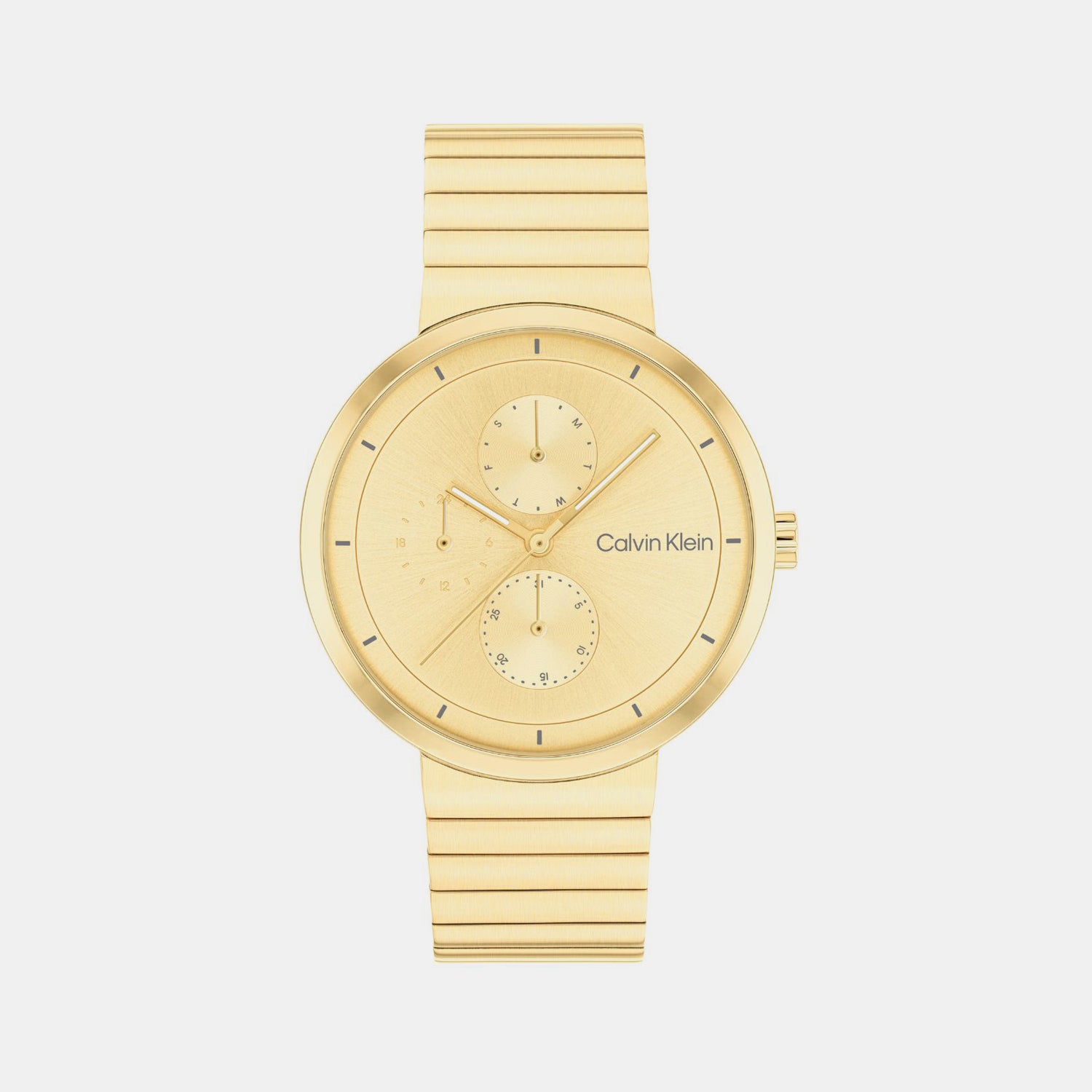 Calvin Klein Round Gold Multi-Function watch