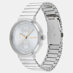 Create Women Quartz Blue Dial Multi-Function Stainless Steel Watch 25100032