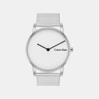 Ck Feel Women Quartz Silver Dial Analog Stainless Steel Watch 25100033