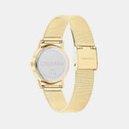Calvin Klein Women Round Light Gold watch