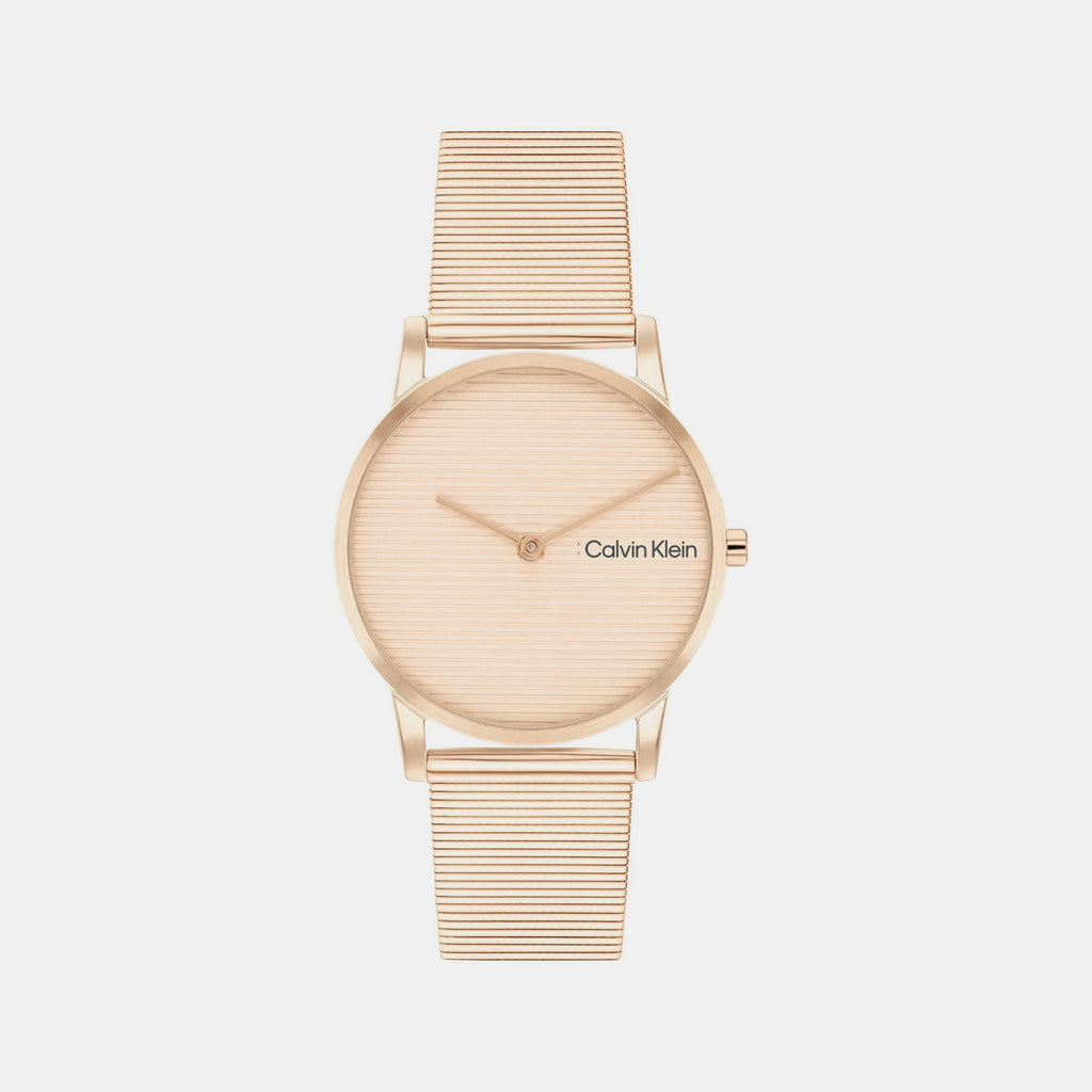 Calvin Klein Round Carnation Gold Analog watch