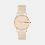 Calvin Klein Round Carnation Gold Analog watch