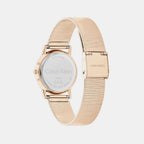 Calvin Klein Women Round Carnation Gold watch