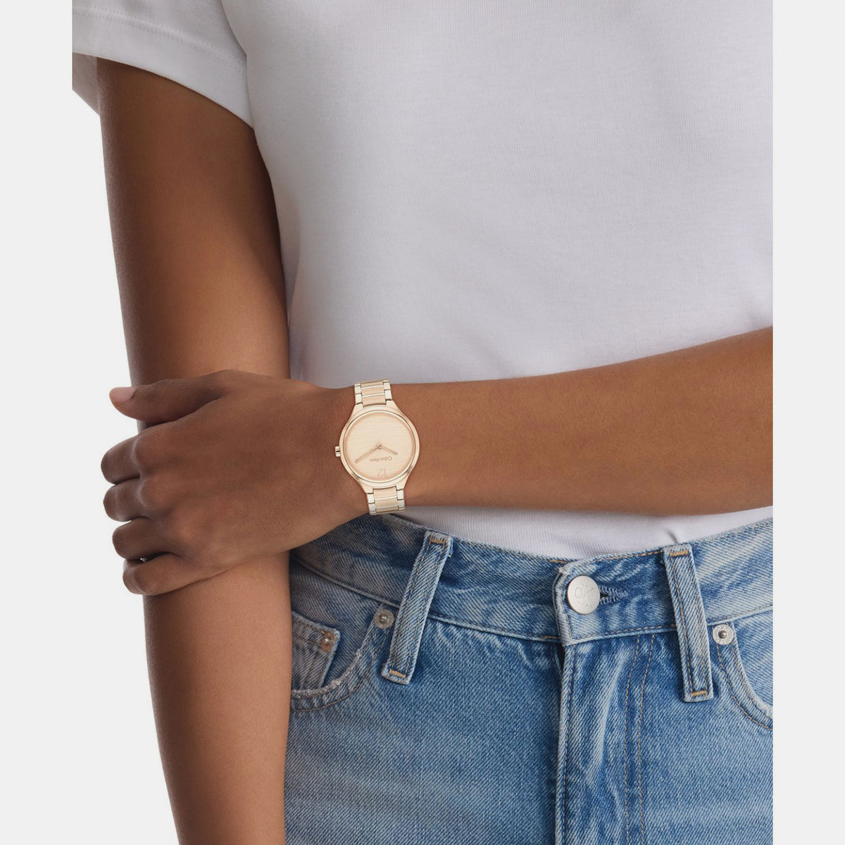 Calvin Klein Stainless Steel Round watch