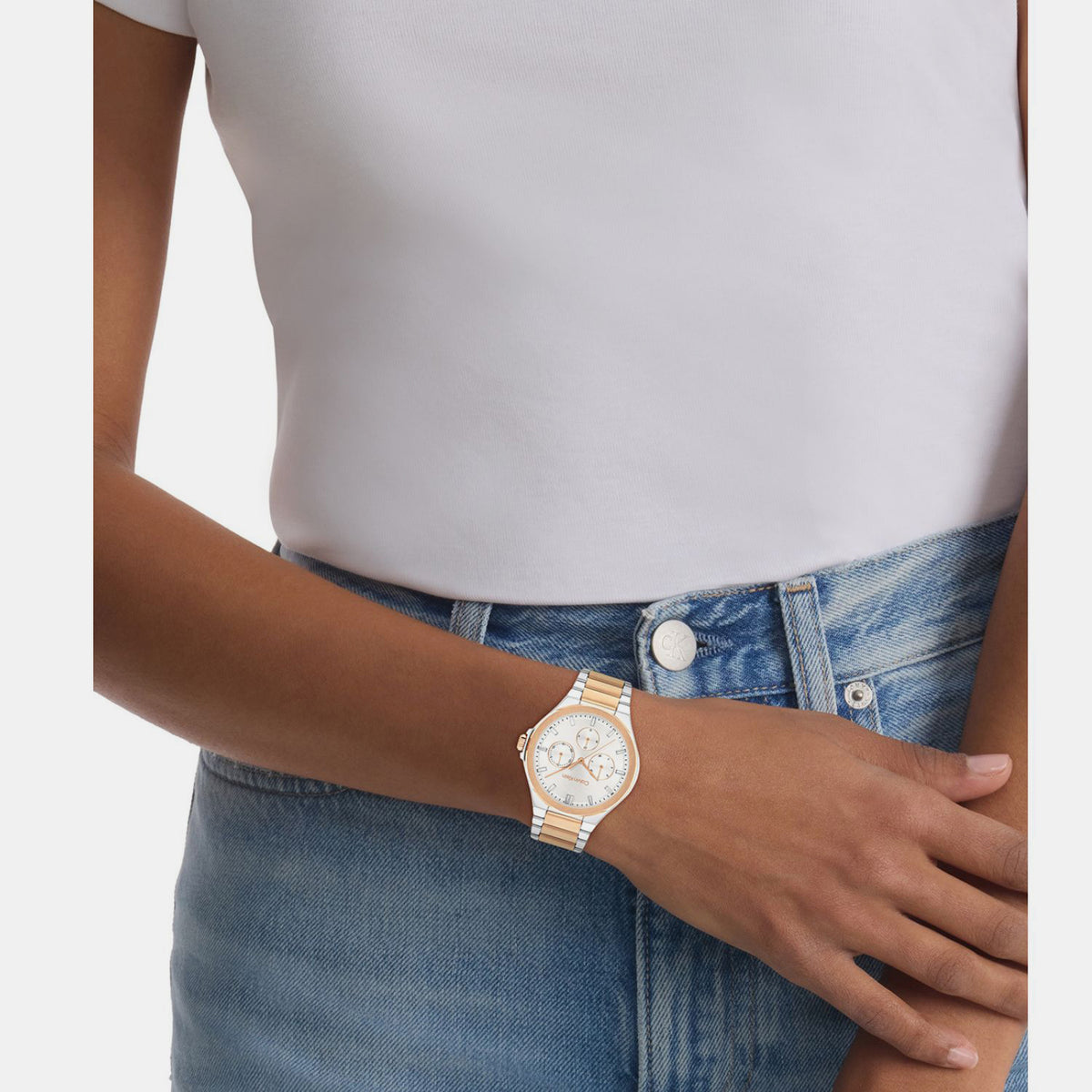 Calvin Klein Stainless Steel White watch