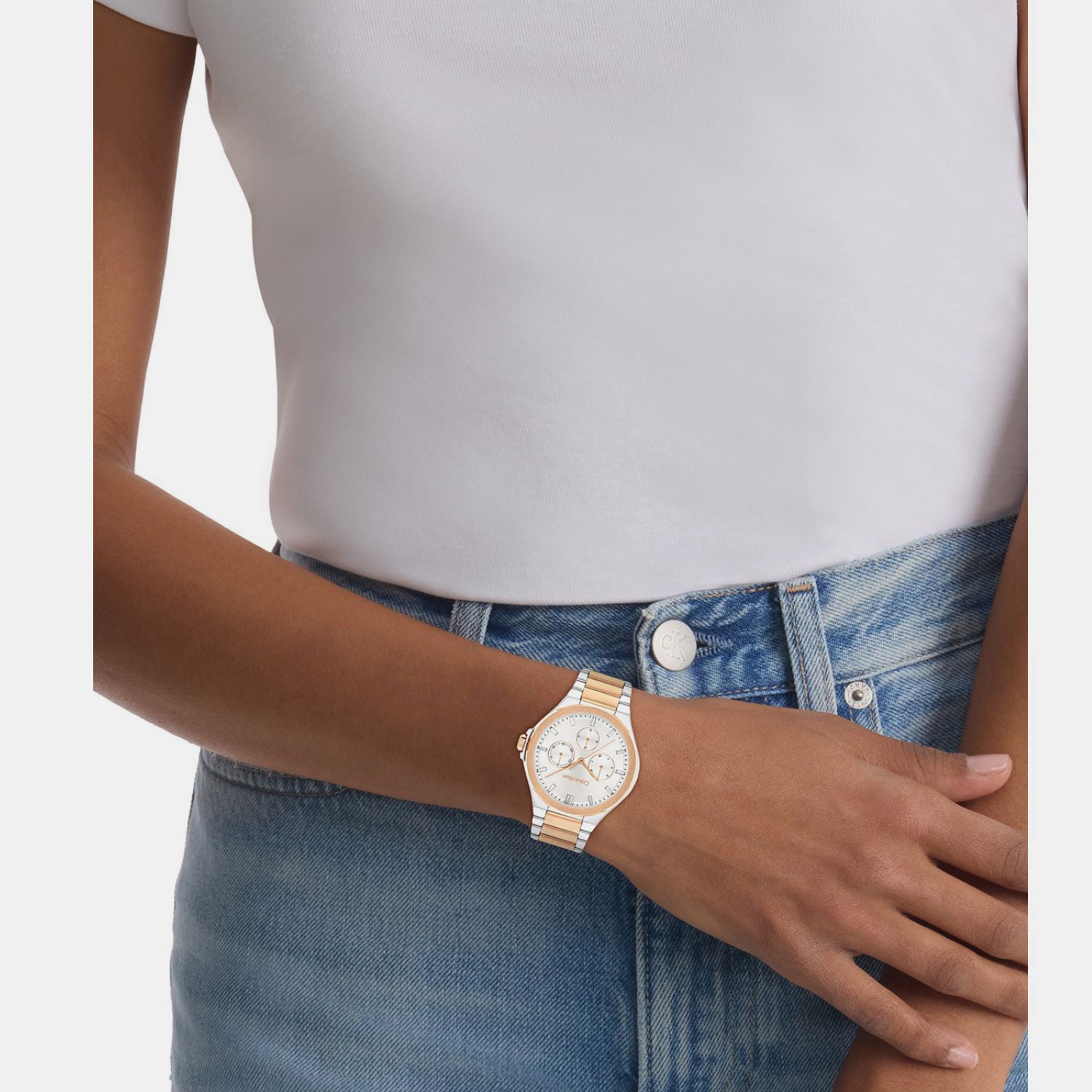 Calvin Klein Stainless Steel White watch