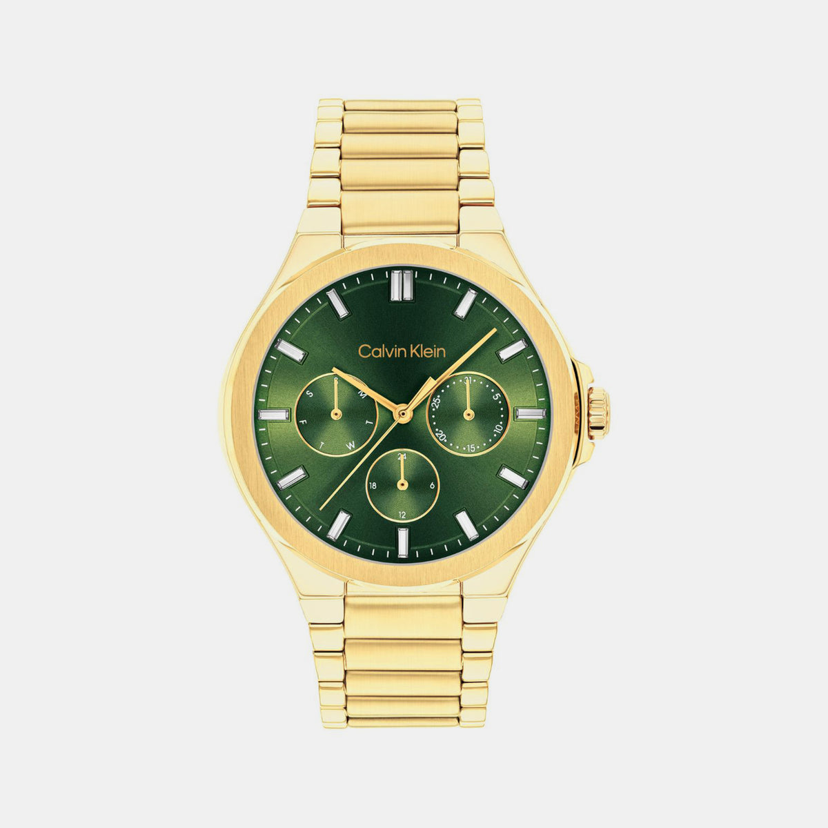 Calvin Klein Round Green Multi-Function watch