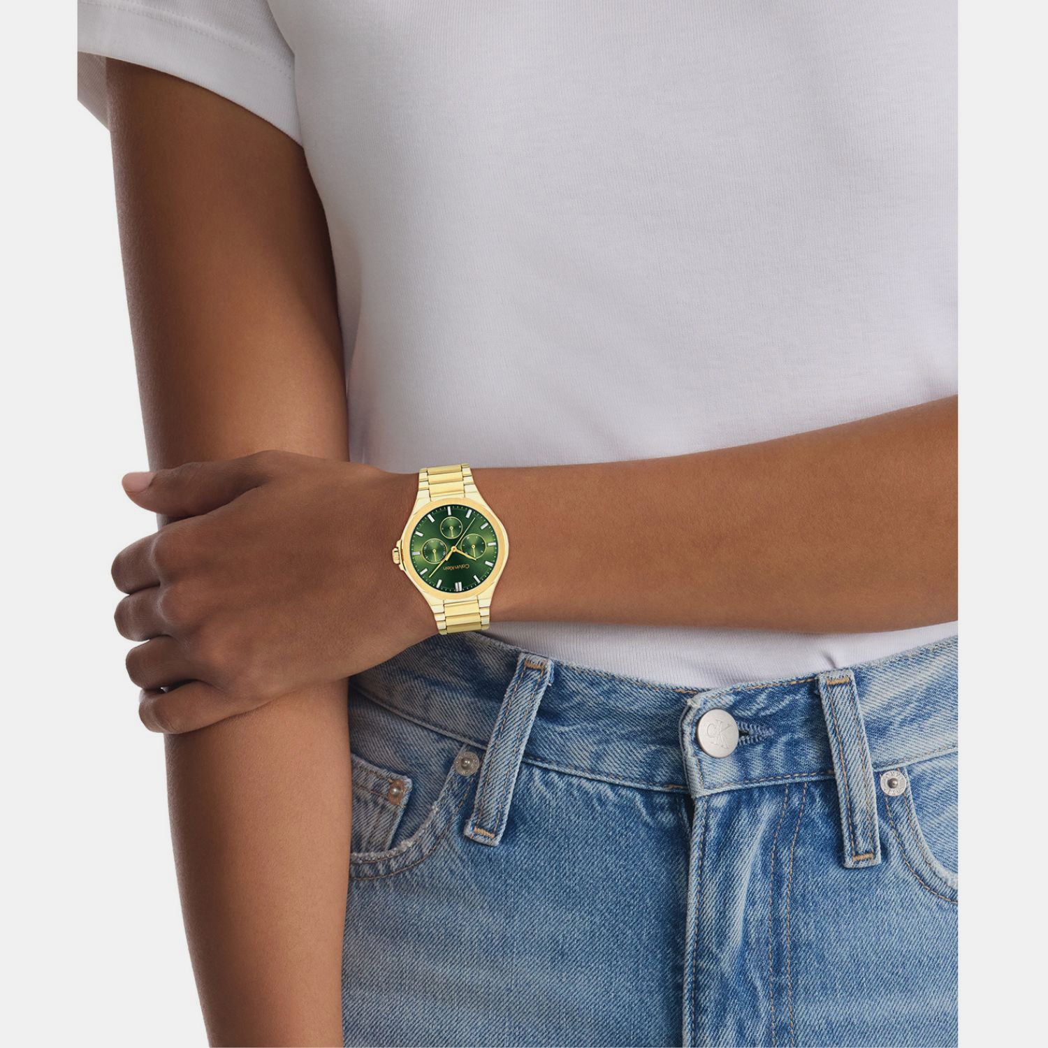 Calvin Klein Stainless Steel Green watch