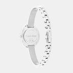 Women Quartz White Dial Analog Stainless Steel Watch 25100055