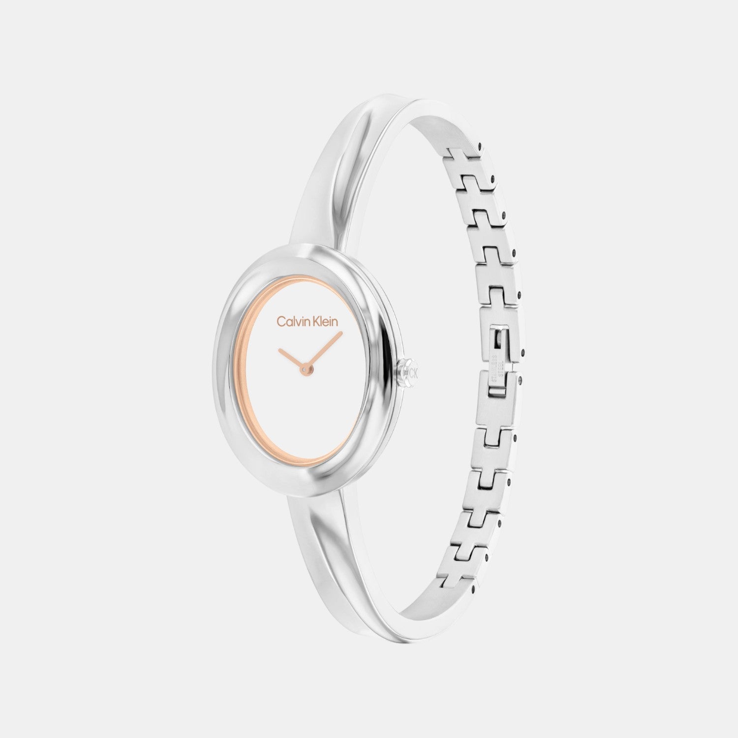 Women Quartz White Dial Analog Stainless Steel Watch 25100055