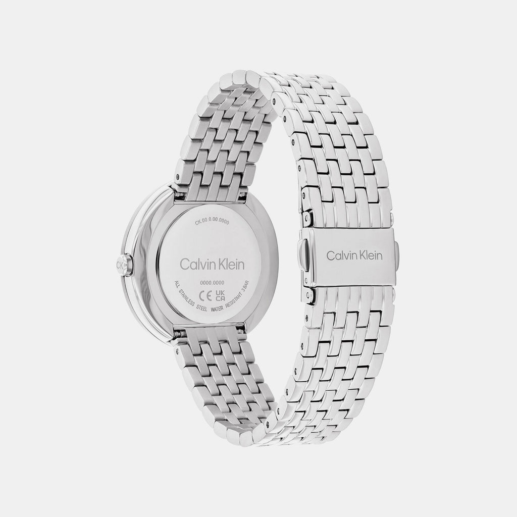 Women Quartz Blue Dial Analog Stainless Steel Watch 25100065