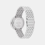 Women Quartz Blue Dial Analog Stainless Steel Watch 25100065