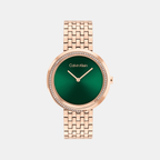 Calvin Klein Round Green Analog watch