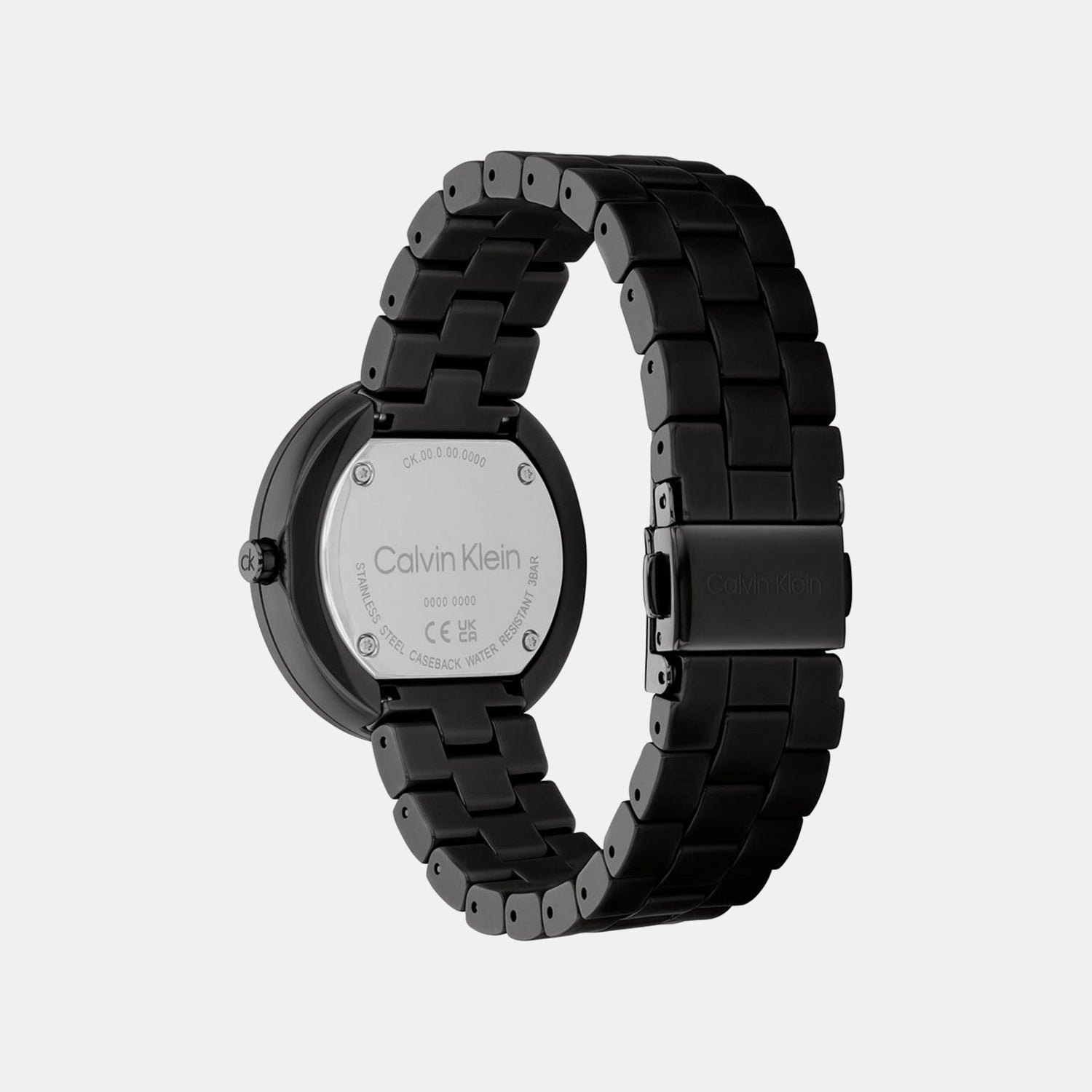 Ck Pure Women Quartz Black Dial Analog Ceramic Watch 25100075