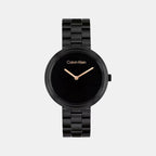 Ck Pure Women Quartz Black Dial Analog Ceramic Watch 25100075
